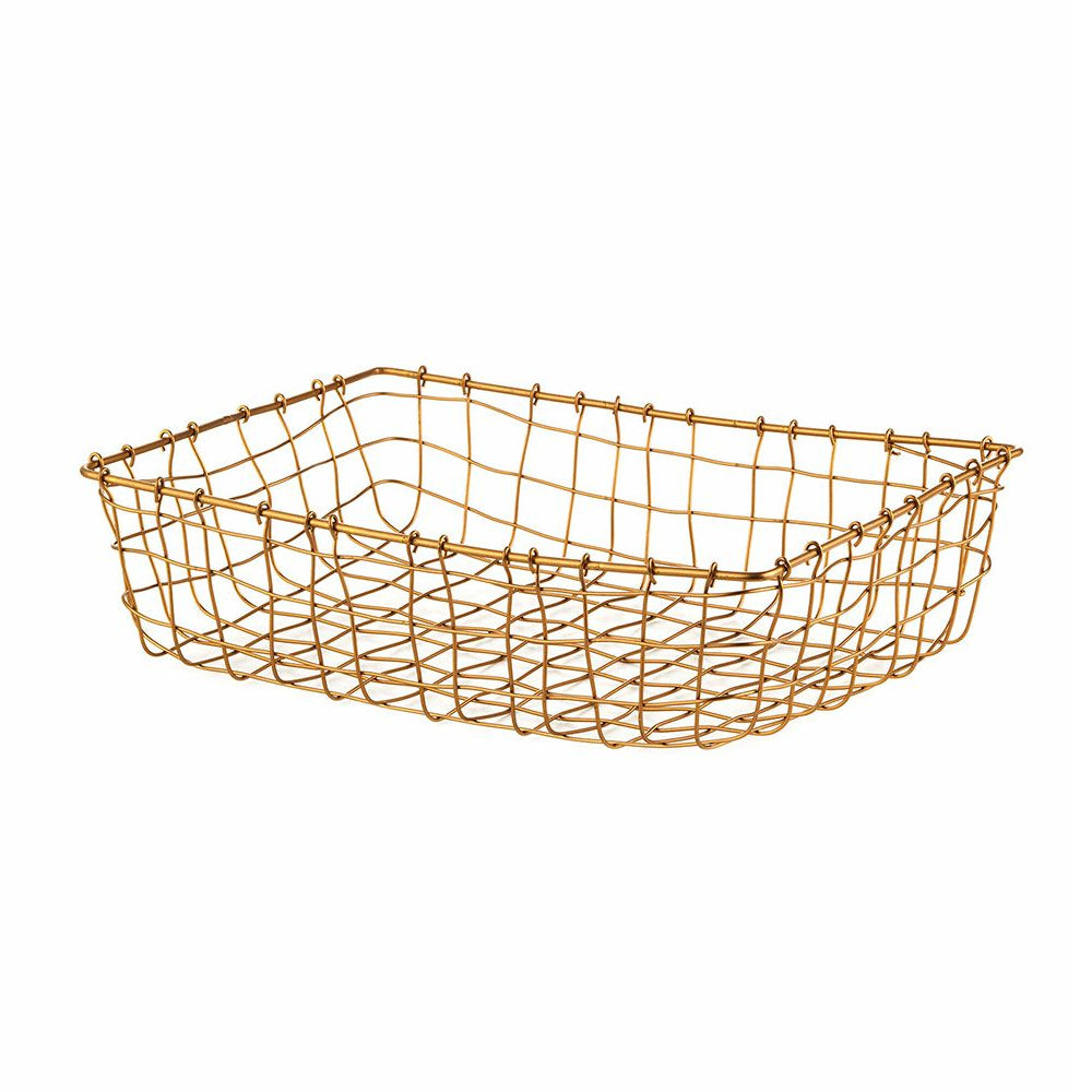 Brass Basket Tray