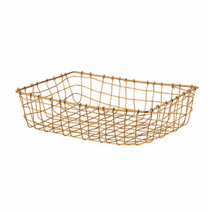 Brass Basket Tray