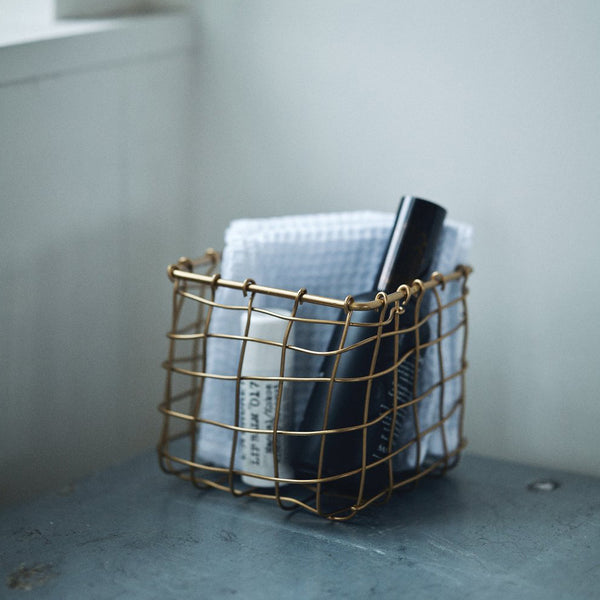 Brass Basket - Square