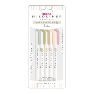 MILDLINER Highlighter 5 colour set - Natural Mild