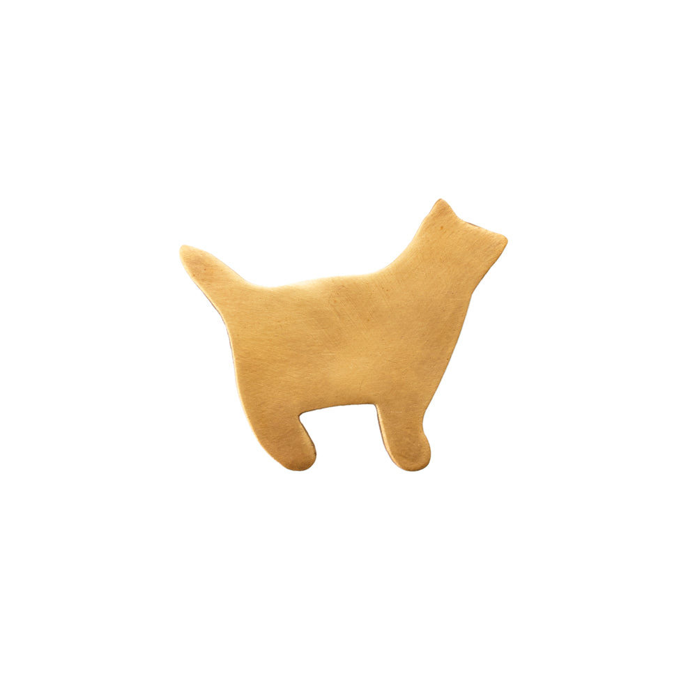 Brass Cat Pin