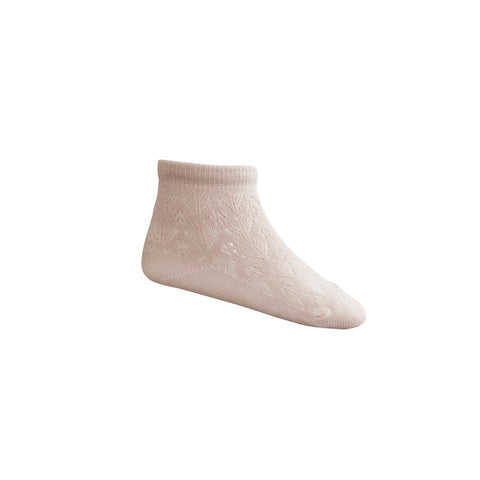 Scallop Weave Ankle Socks - Pillow