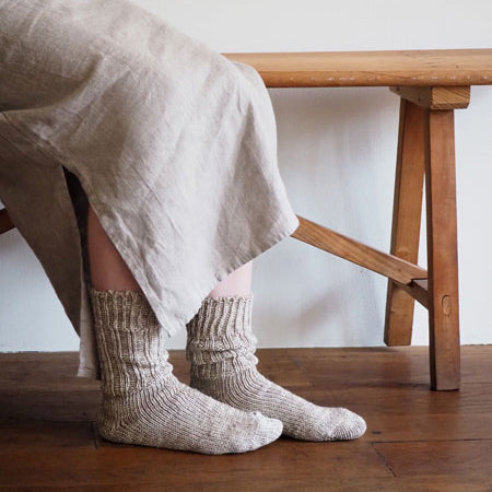 Linen Cotton Mix Socks (Chere)